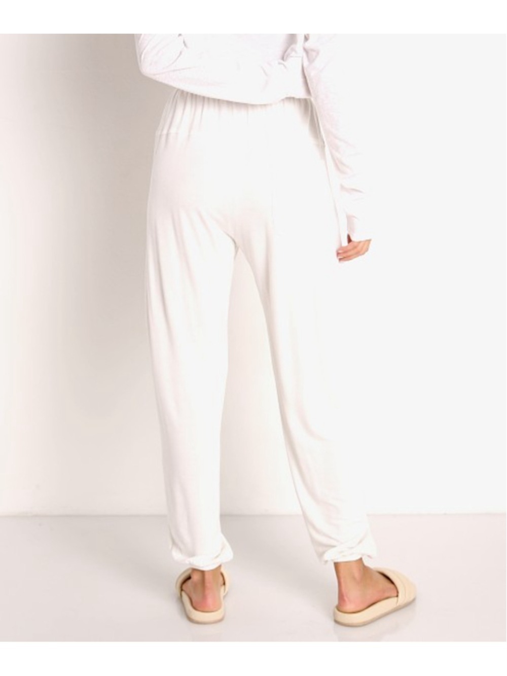 Women's Stillwater White Joggers S - Picture 3 of 9